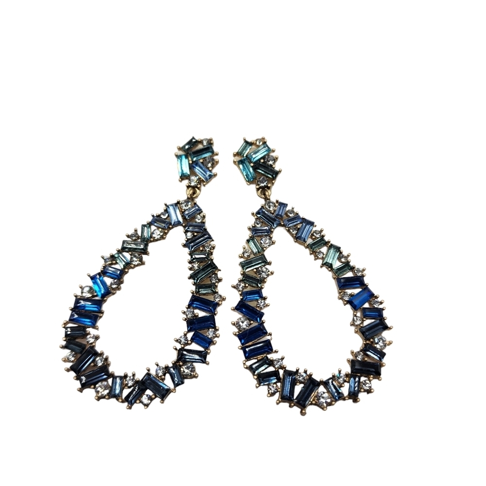 Rhinestone Earrings Francesca's Shades of Blue